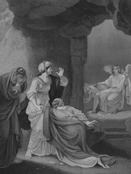 聖墳墓の聖マリア、聖マルコ16、1-9節